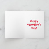 Ik hou van je een Latte Valentijnsdag Feestdagen Kaart (Binnen)