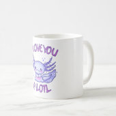Ik hou van je, een lol-Axolotl in liefde Koffiemok (Voorkant rechts)