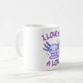 Ik hou van je, een lol-Axolotl in liefde Koffiemok (Voorkant links)