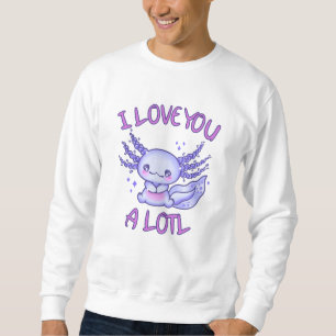 Ik hou van je, een lol-Axolotl in liefde Trui