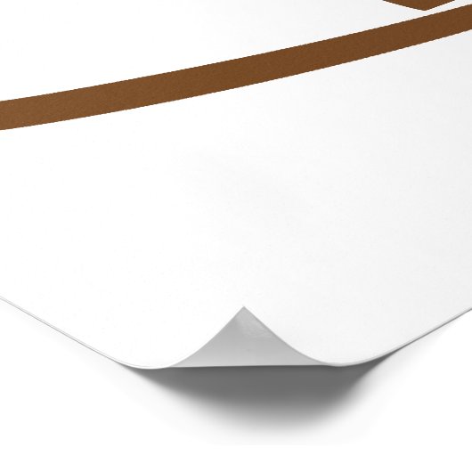 Ik hou van je een romantisch, grappig design poster (Hoek)