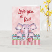 Ik hou van je, een ton kaart (Gele Bloem)