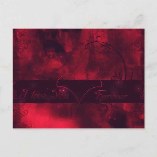 Ik hou van je - eeuwig briefkaart (Voorkant)