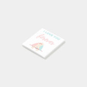 Ik hou van je eeuwig White Post-it® Notes (Schuin)