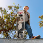 Ik hou van je eigen foto-aangepaste naam toevoegen persoonlijk skateboard<br><div class="desc">Ik hou van je eigen foto Skateboard met aangepaste naam en je favoriete foto met je persoonlijke naam. FOTO TIP: centreer uw onderwerp voordat u naar Zazzle gaat, zodat u aan weerszijden van uw afbeelding ruimte kunt bieden voor uitsnijden. Geef een aangepast geschenk, een gepersonaliseerd skateboard aan uw favoriete skateboarder...</div>