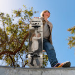 Ik hou van je eigen foto-aangepaste naam toevoegen persoonlijk skateboard<br><div class="desc">Ik hou van je eigen foto Skateboard met aangepaste naam en je favoriete foto met je persoonlijke naam. FOTO TIP: centreer uw onderwerp voordat u naar Zazzle gaat, zodat u aan weerszijden van uw afbeelding ruimte kunt bieden voor uitsnijden. Geef een aangepast geschenk, een gepersonaliseerd skateboard aan uw favoriete skateboarder...</div>
