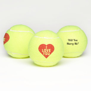 Ik hou van je eigen voorstel - 3x Tennis Ball set Tennisballen