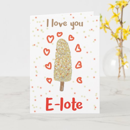 Ik hou van je, Elite Kaart (Gele Bloem)