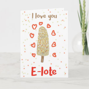 Ik hou van je elote kaart