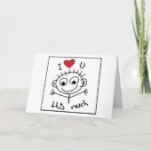 "IK HOU VAN JE" EN "IK MIS JE" ZO VEEL KAART (Voorkant)