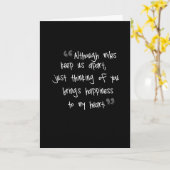 **IK HOU VAN JE EN MIS JE** MET KERST KAART (Gele Bloem)