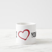 Ik hou van je espresso mok (Voorkant)