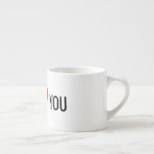 Ik hou van je espresso mok (Rechts)