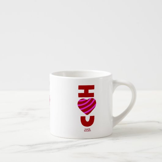 Ik hou van je Espresso Mok (Rechts)