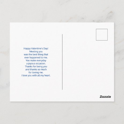 Ik hou van je Fancy Golden  hart Briefkaart (Achterkant)