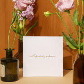 Ik hou van je | faux goud | Minimale kunst Poster