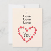Ik hou van je feestdagenkaart (Voorkant)