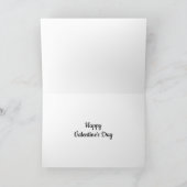 Ik hou van je Fijne Valentijnsdag Gepersonaliseerd Feestdagen Kaart (Binnen)