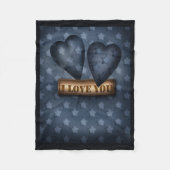 Ik hou van je fleece deken (Voorkant)