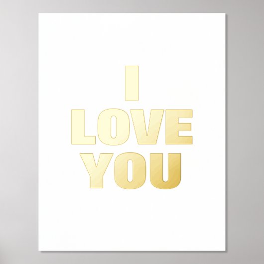 Ik hou van je folie afdrukken (Voorkant)