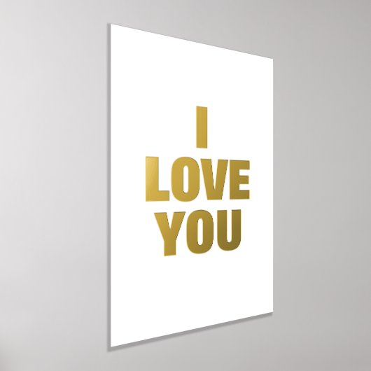 Ik hou van je folie afdrukken (Laagn)