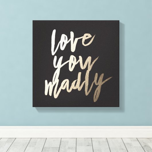 Ik hou van je Folie Art Print (Insitu (Houten vloer))