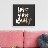 Ik hou van je Folie Art Print (Insitu (Woonkamer))