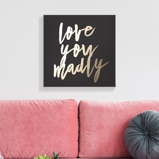 Ik hou van je Folie Art Print (Insitu (Woonkamer))