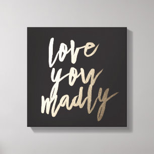 Ik hou van je Folie Art Print