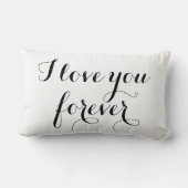 Ik hou van je Forever Pillow Kussen (Achterkant)