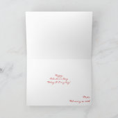 Ik hou van je foto gevouwen Kaart (Binnen)