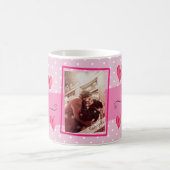 "Ik hou van je" foto roze hart Koffiemok (Center)