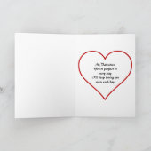 Ik hou van je French Valentine Card Kaart (Binnen)