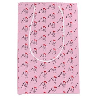 Ik hou van je gebarentaal - doof bewustzijn medium cadeauzakje