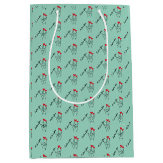 Ik hou van je gebarentaal - doof bewustzijn medium cadeauzakje