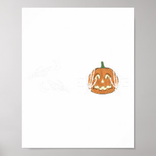 Ik hou van je gebarentaal skelet Hand Asl Hallowe Poster
