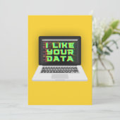 IK HOU VAN JE GEGEVENS FEESTDAGENKAART (Staand voorkant)