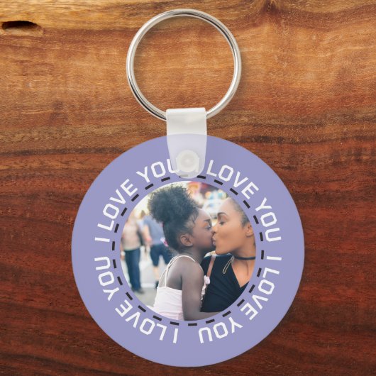 Ik hou van je Gepersonaliseerd Sleutelhanger (Voorkant)