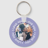 Ik hou van je Gepersonaliseerd Sleutelhanger (Achterkant)