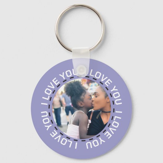 Ik hou van je Gepersonaliseerd Sleutelhanger (Achterkant)