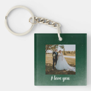 Ik hou van je gepersonaliseerde sleutelhanger