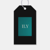 "Ik hou van je" Gift Label Cadeaulabel (Voorkant)