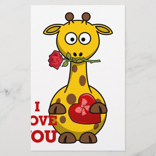 ik hou van je giraffe (Voorkant)
