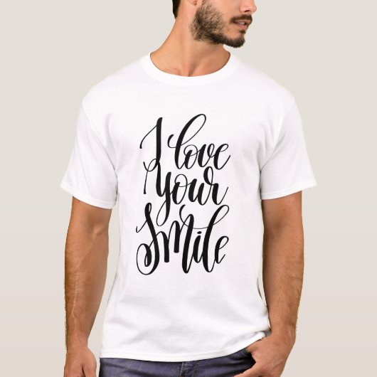 Ik Hou Van Je Glimlach T-shirt (Voorkant)