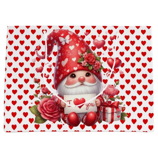 Ik hou van je Gnome Groot Cadeauzakje (Voorkant)