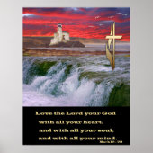 Ik hou van je God met al je hart Poster (Voorkant)