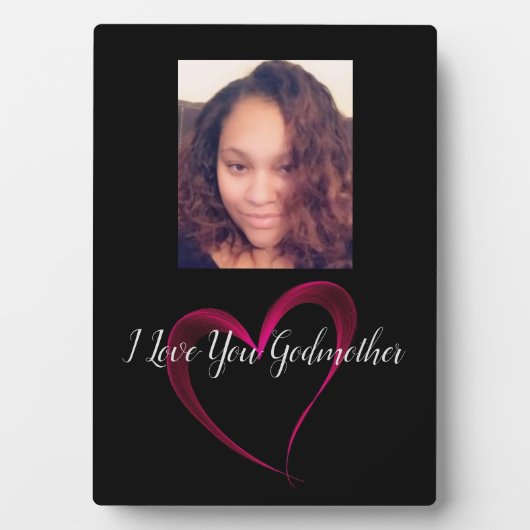 Ik hou van je godmoeder fotoplaat (voorkant)