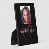 Ik hou van je godmoeder fotoplaat (Zijkant)