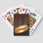 "Ik hou van je" Golden Ring Speelkaarten (Achterkant)