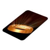 "Ik hou van je" Gouden Ring Magneet (Linkerzijde)